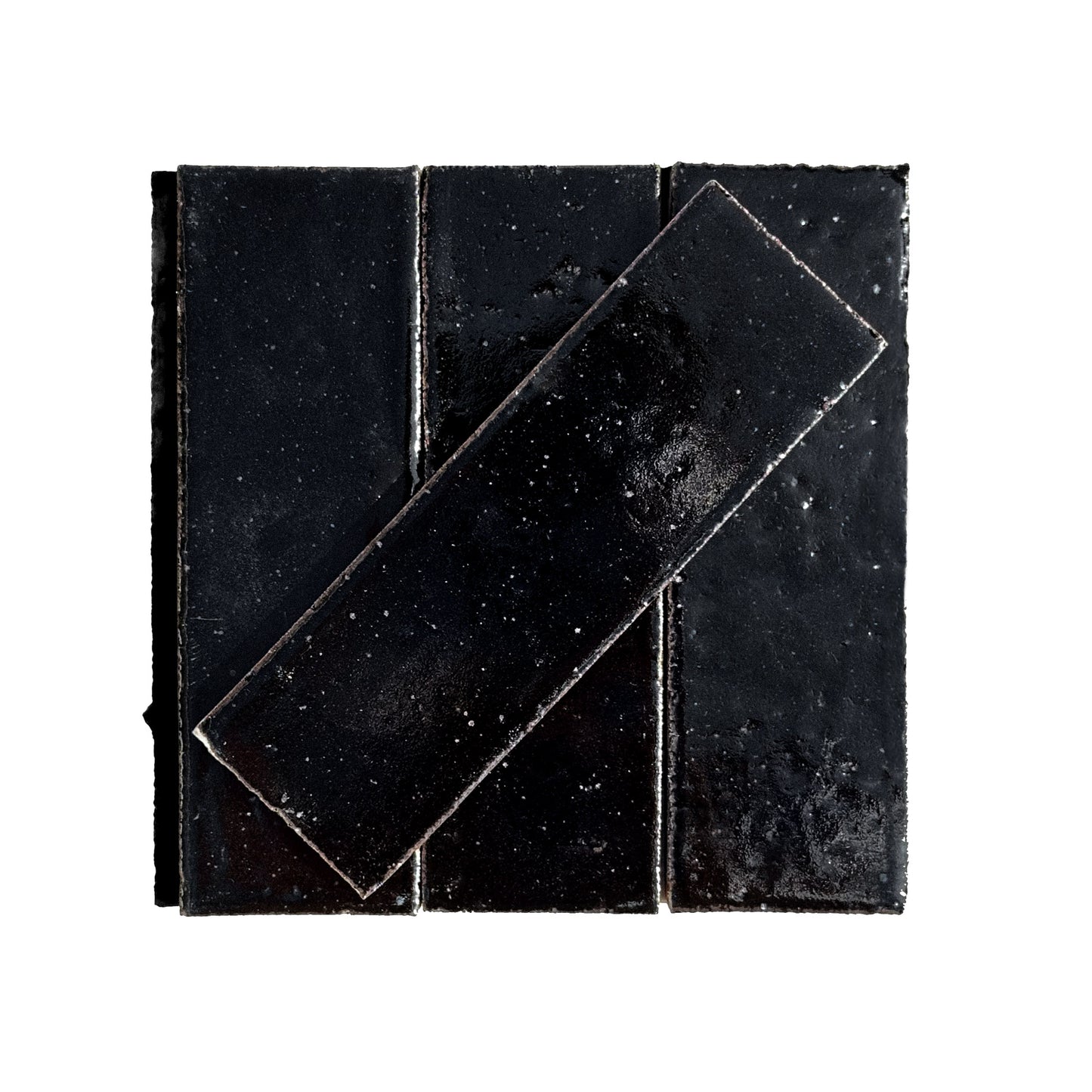 HW Tile 2.5x8 Brick Glazed Peppercorn group