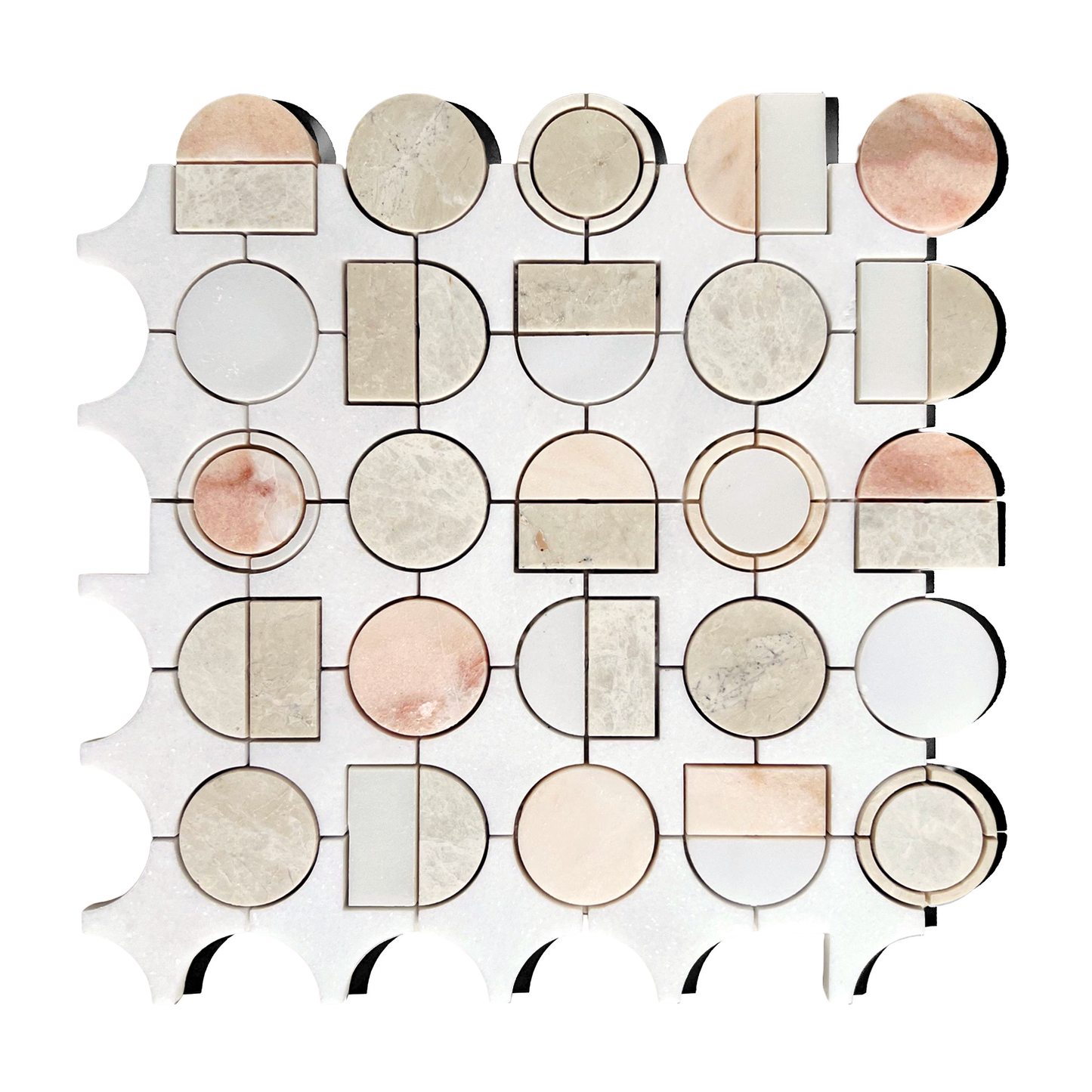 HW Tile Buoy Blush Mosaic