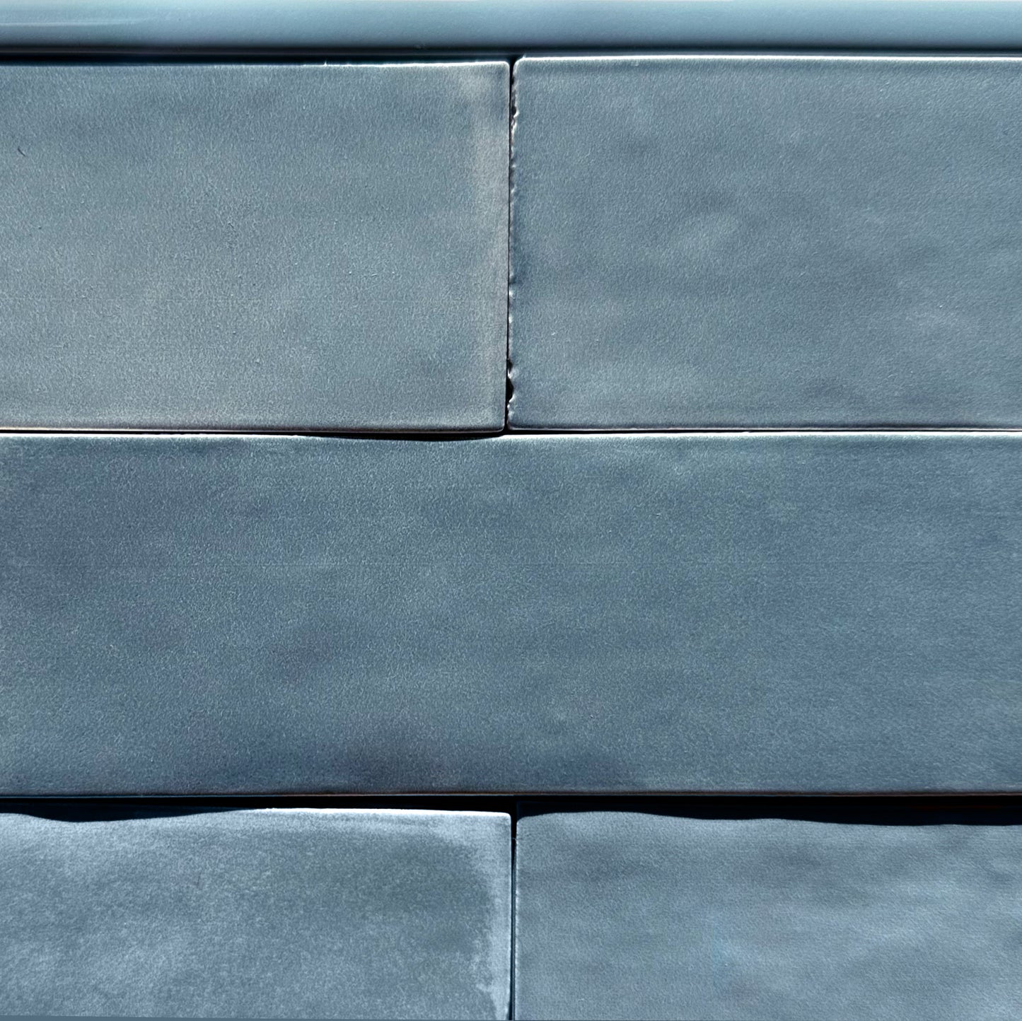 HW Tile Hand Painted Wave Tile with Trim