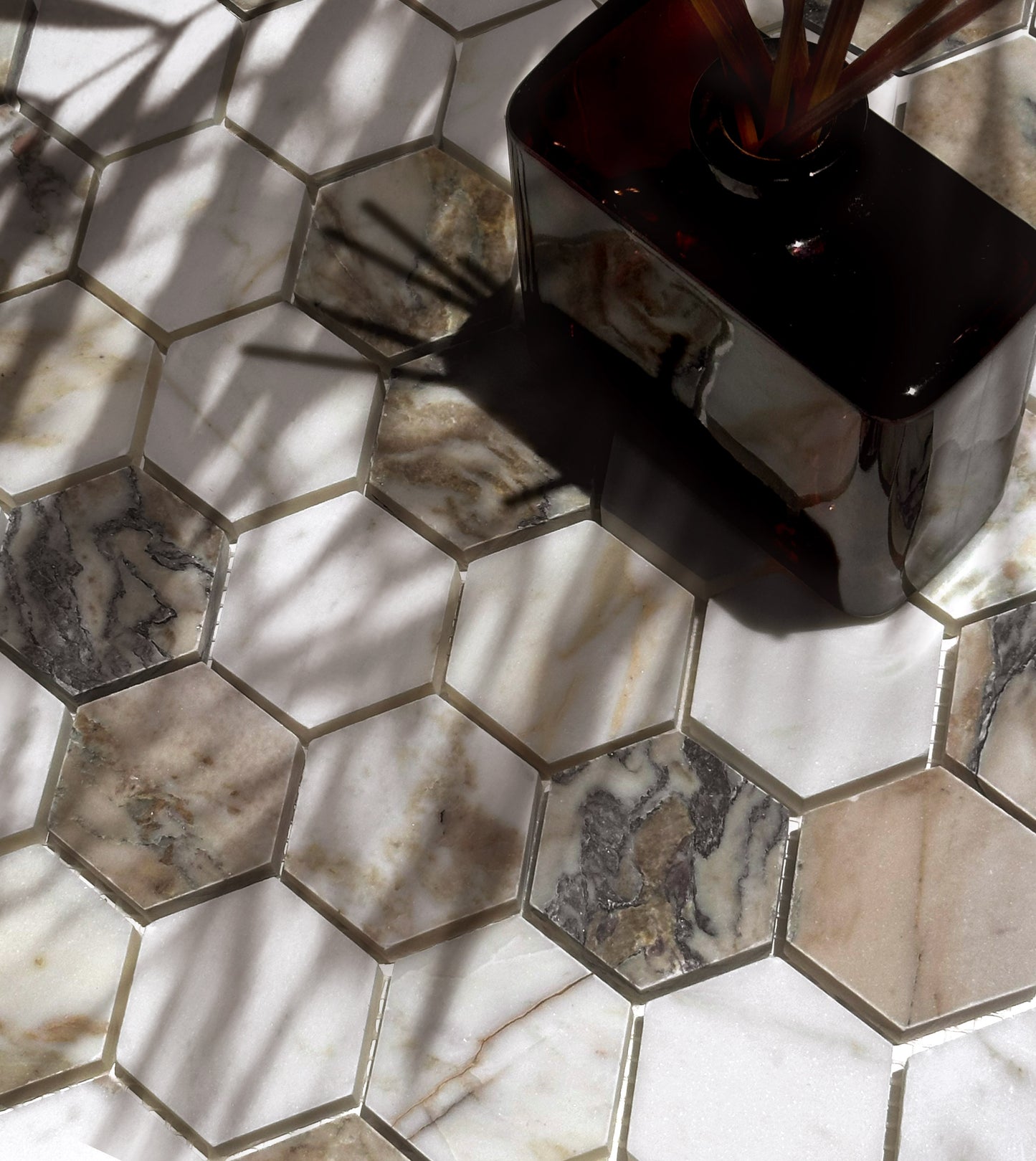 Hexagon Marble Mosaic