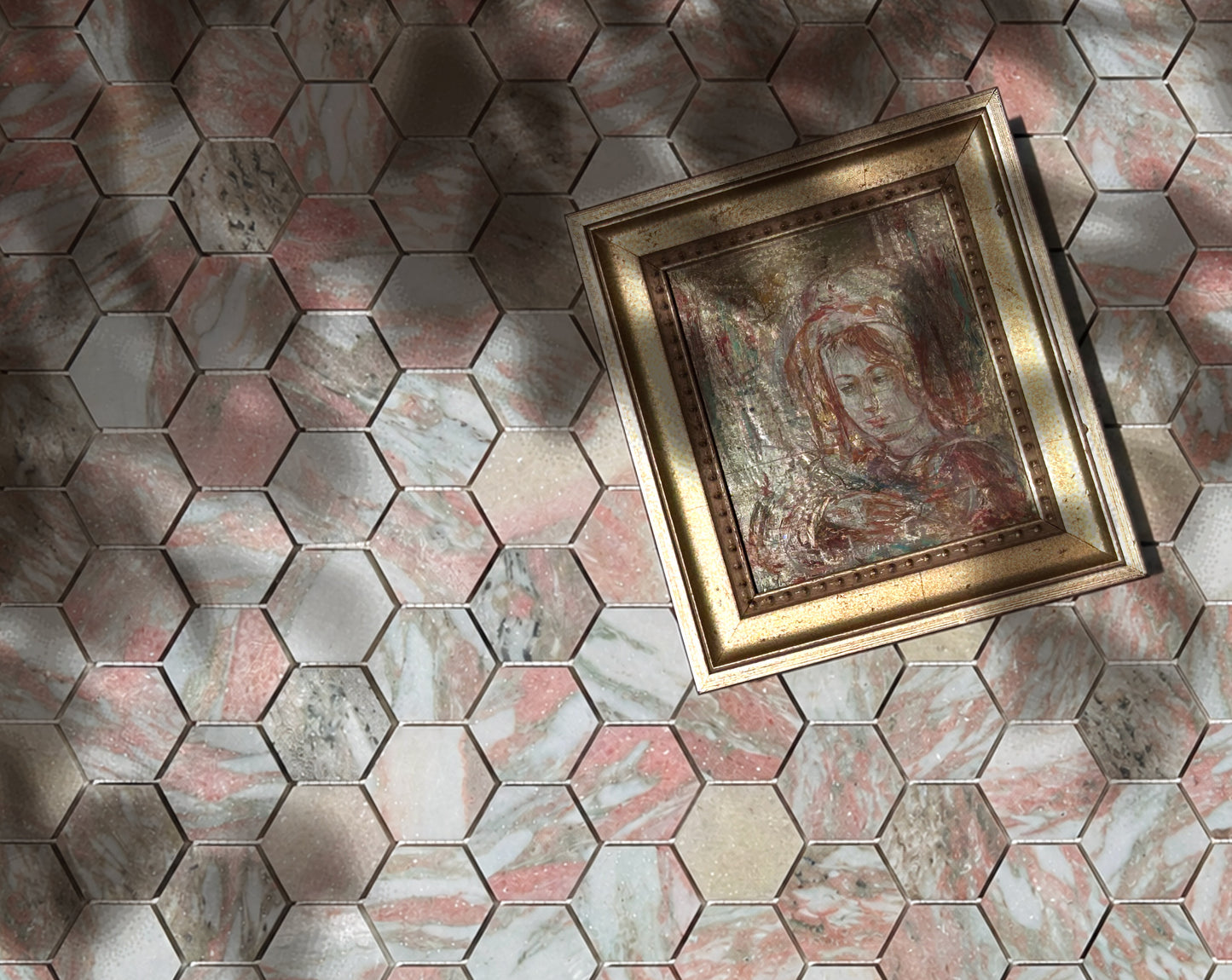 Hexagon Marble Mosaic
