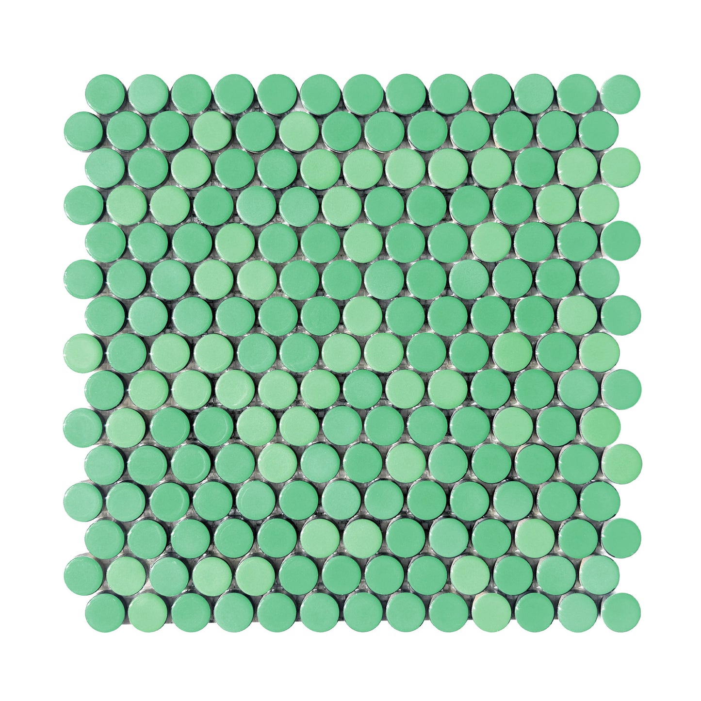 HW Tile Penny Rounds Green