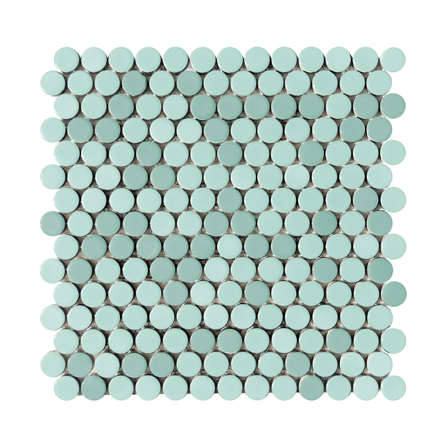HW Tile Penny Rounds Light Blue