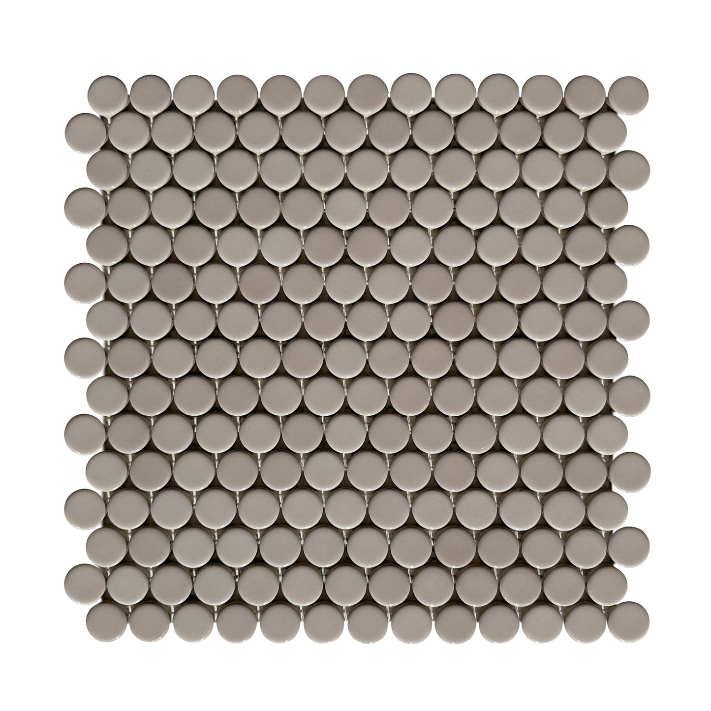 HW Tile Penny Rounds Taupe