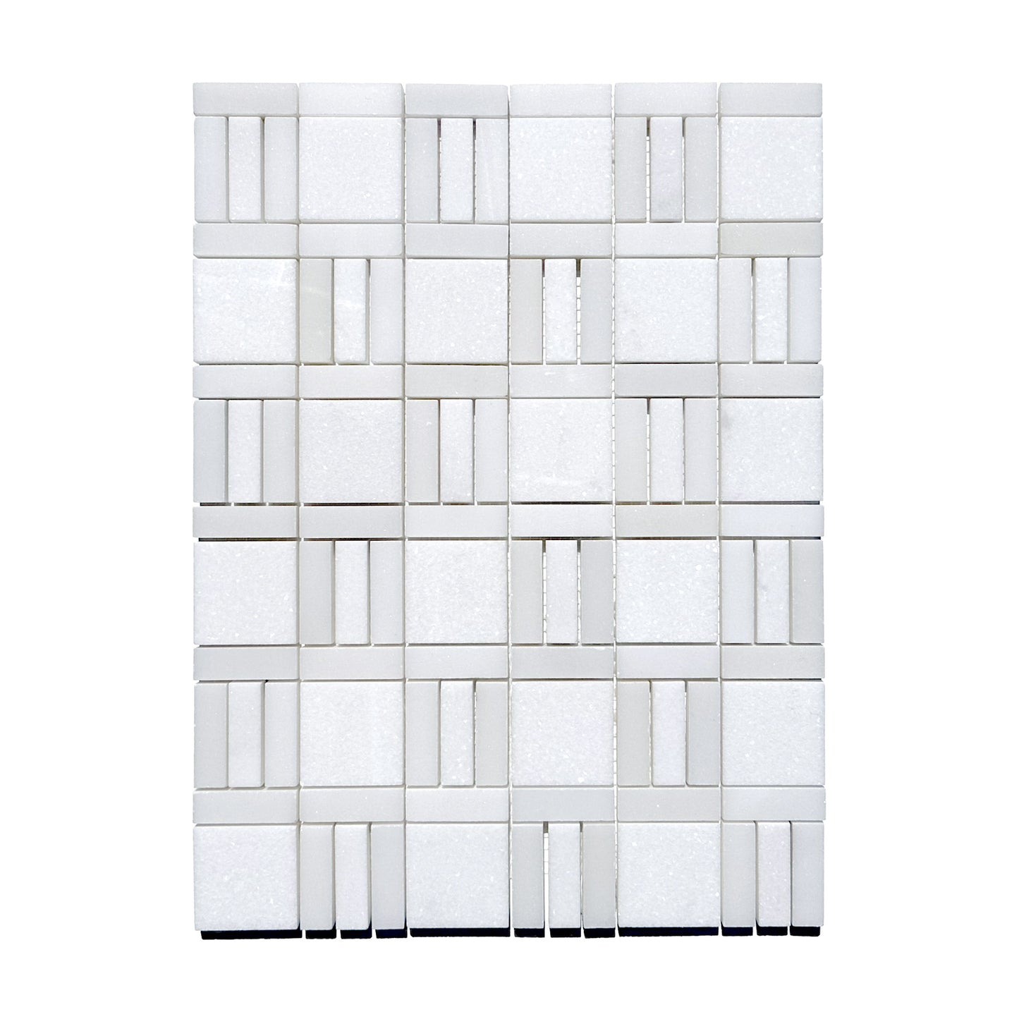 HW Tile Platt Street Mosaic Thassos and Danby White