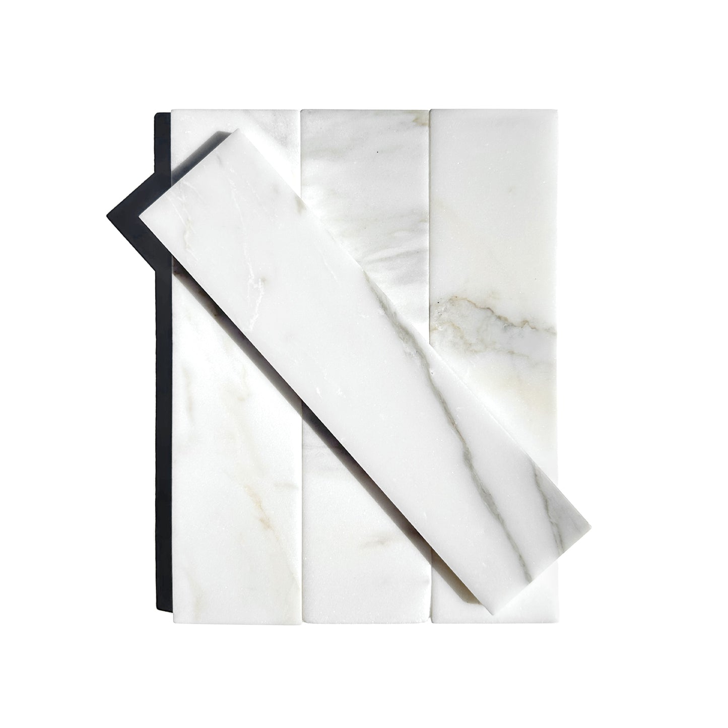 HW Tile 2x8 Soft Pillowed Calacatta Gold honed group