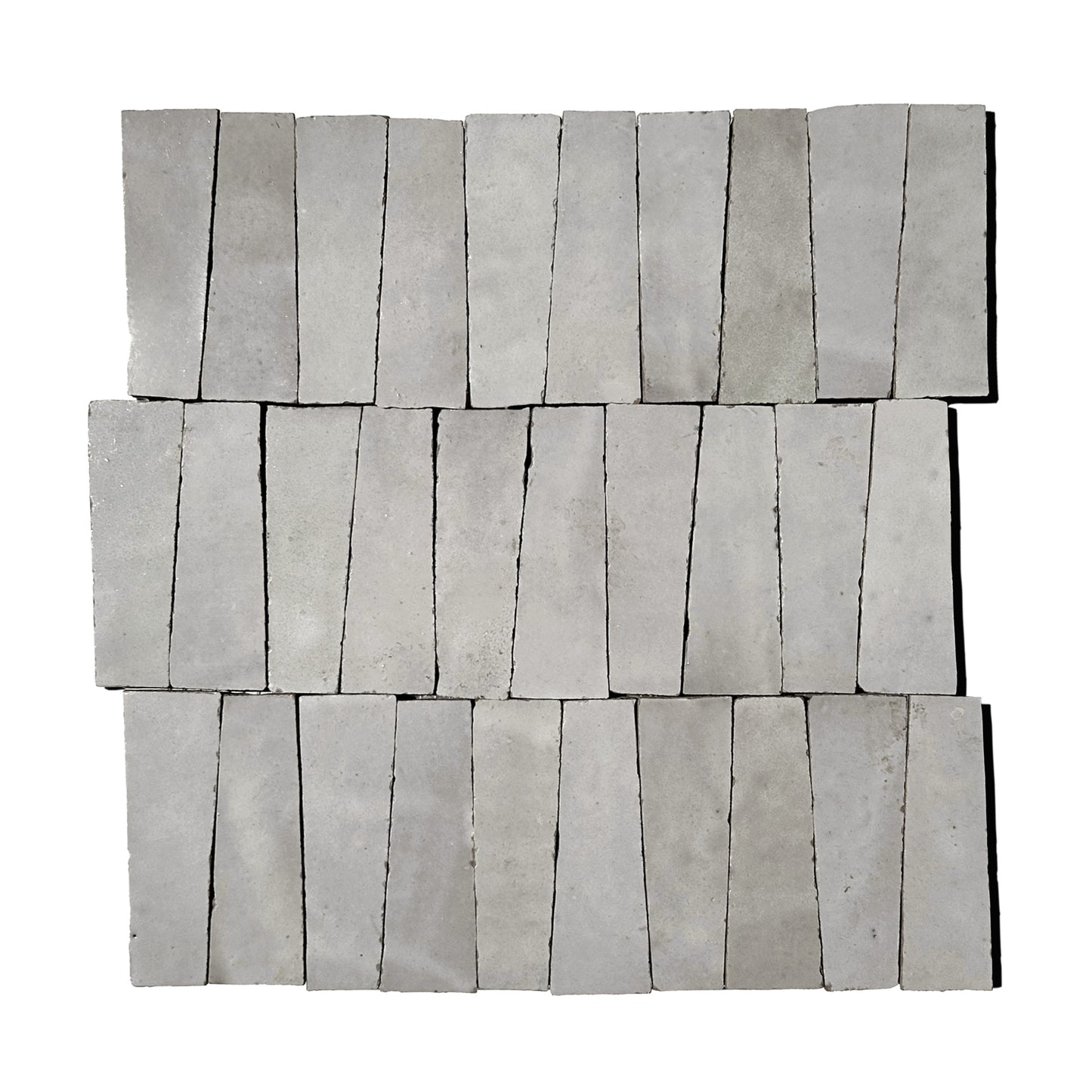Angled Stack Zellige Mosaic Stone Mosaic