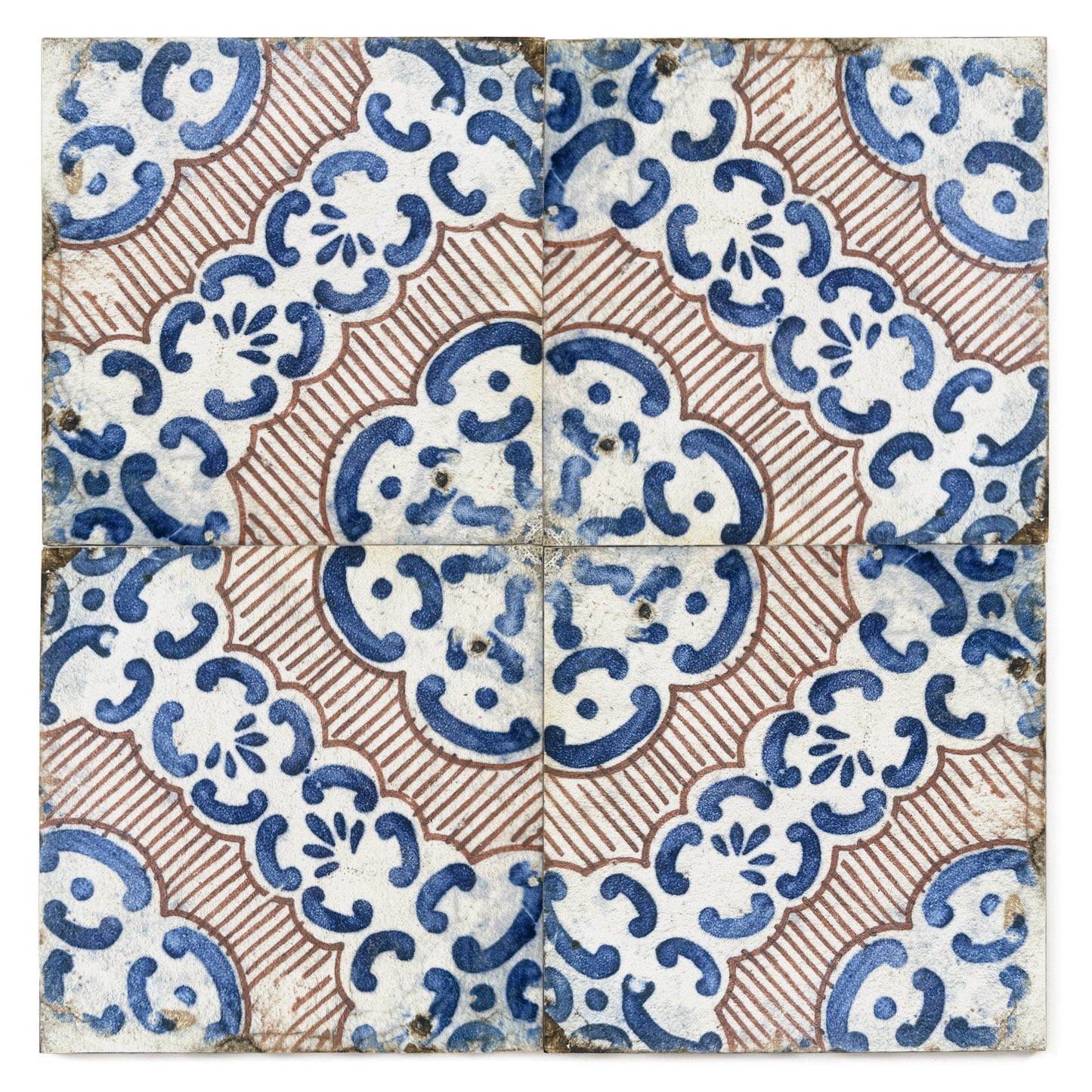 HW Tile Villa Blue 8x8 Roma Glazed Porcelain Group