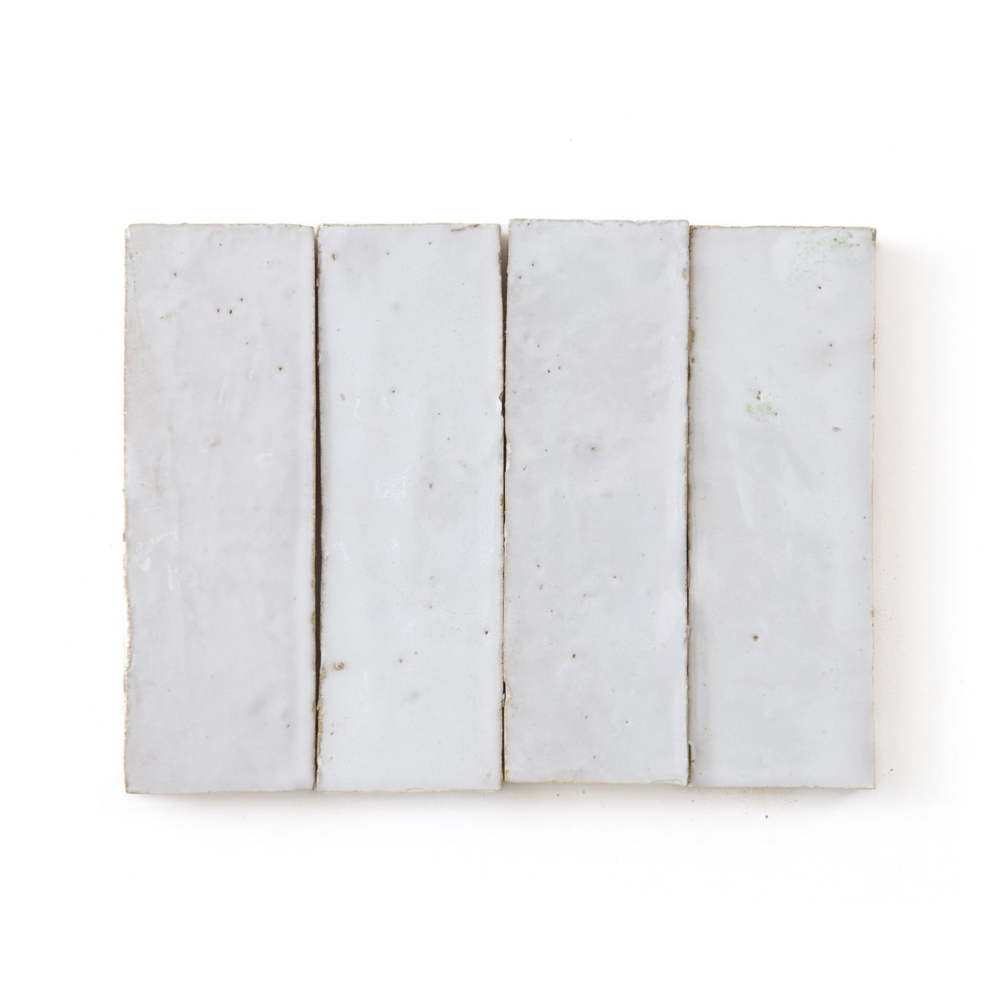 HW Tile Zellige 2x6 White Glazed Field Stack