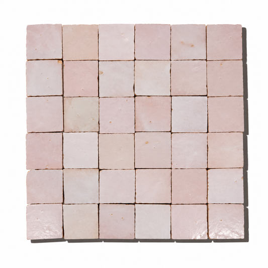 2x2 Zellige Mosaic Blush