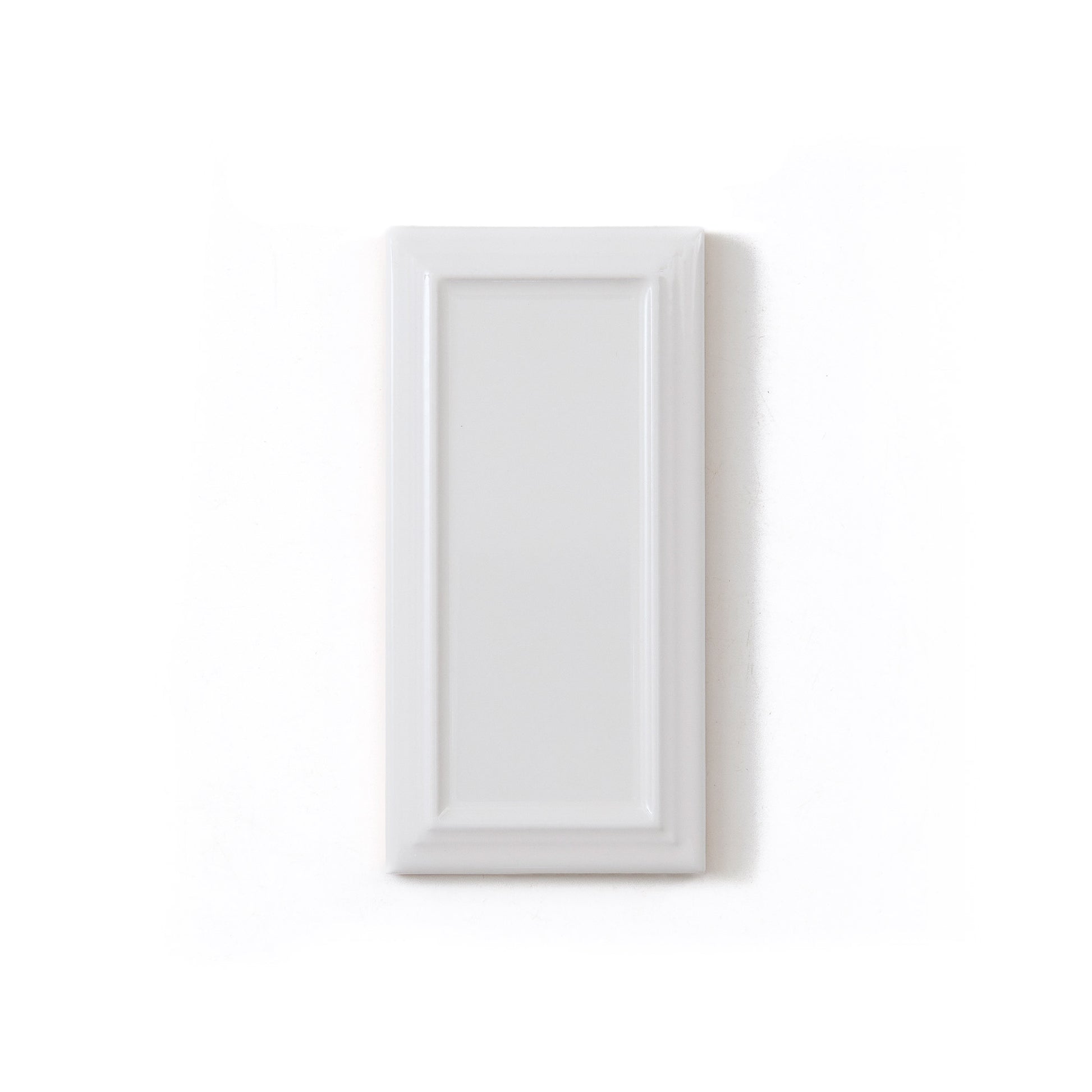 2x6 French Bevel White Vertical