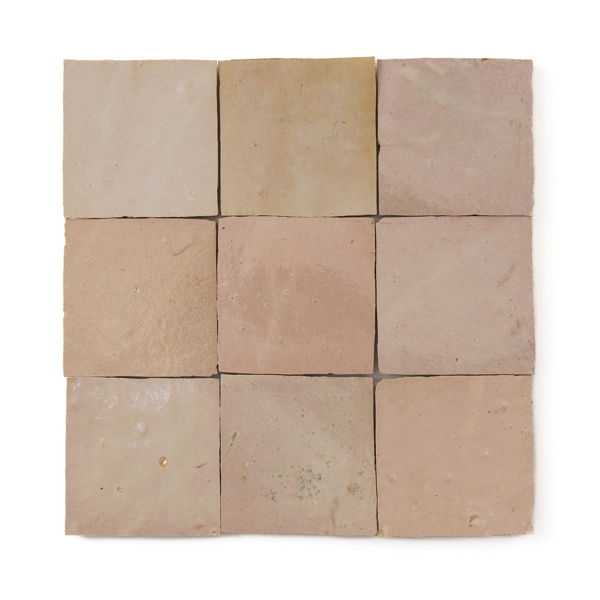 4x4 Zellige Natural Glaze Group