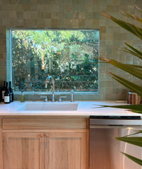 HW Tile Zellige Sage 4x4 Backsplash