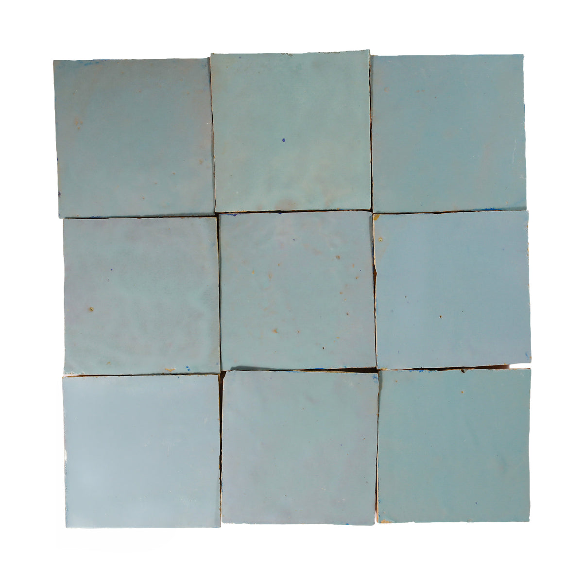 HW Tile 4x4 Zellige Spring Rain Glazed Group