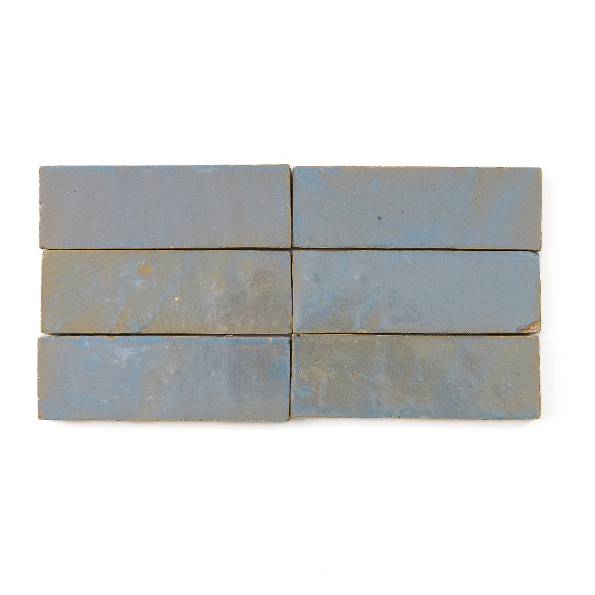 HW Tile Zellige 2x6 Sky Blue Glazed Field Subway