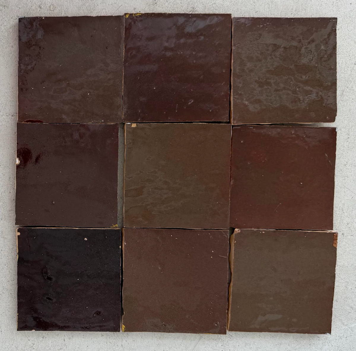 4x4 Zellige Mocha