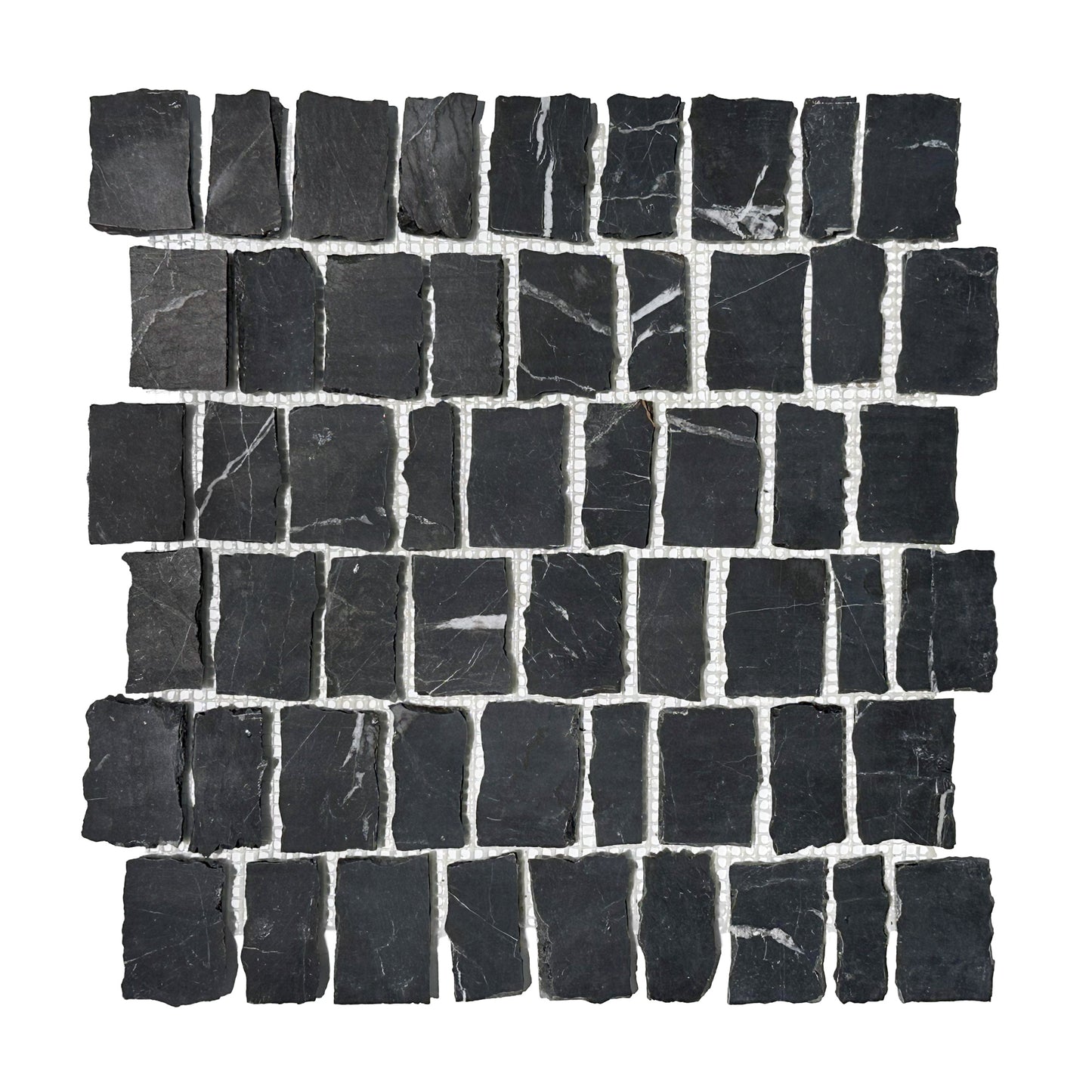 Fragment Mosaic Black Marble Honed