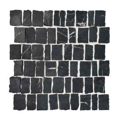Fragment Mosaic Black Marble Honed