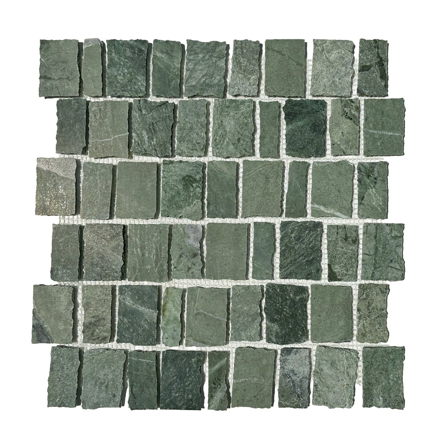 Fragment Mosaic Green Marble Honed