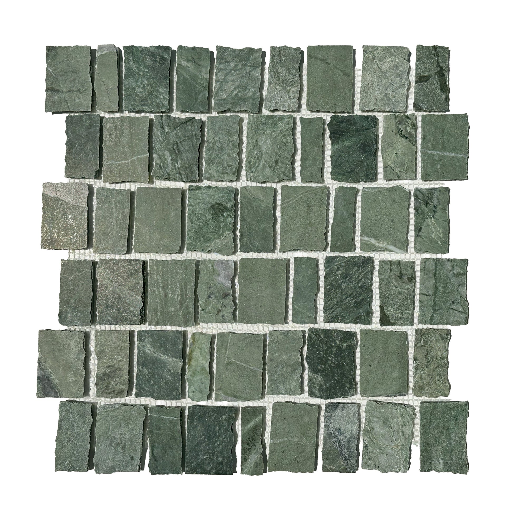 Fragment Mosaic Green Marble Honed