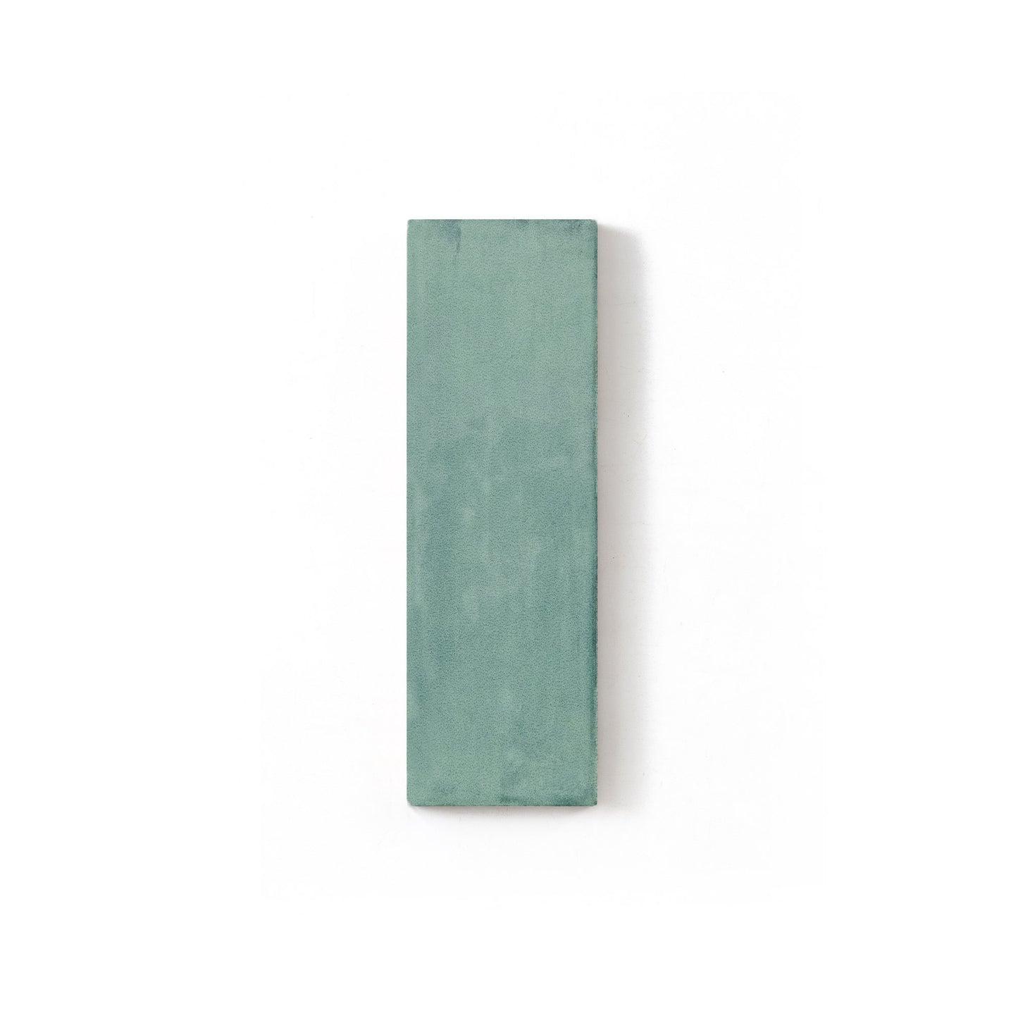 Hand Painted 2x6 Kelp Glazed Body Ceramic