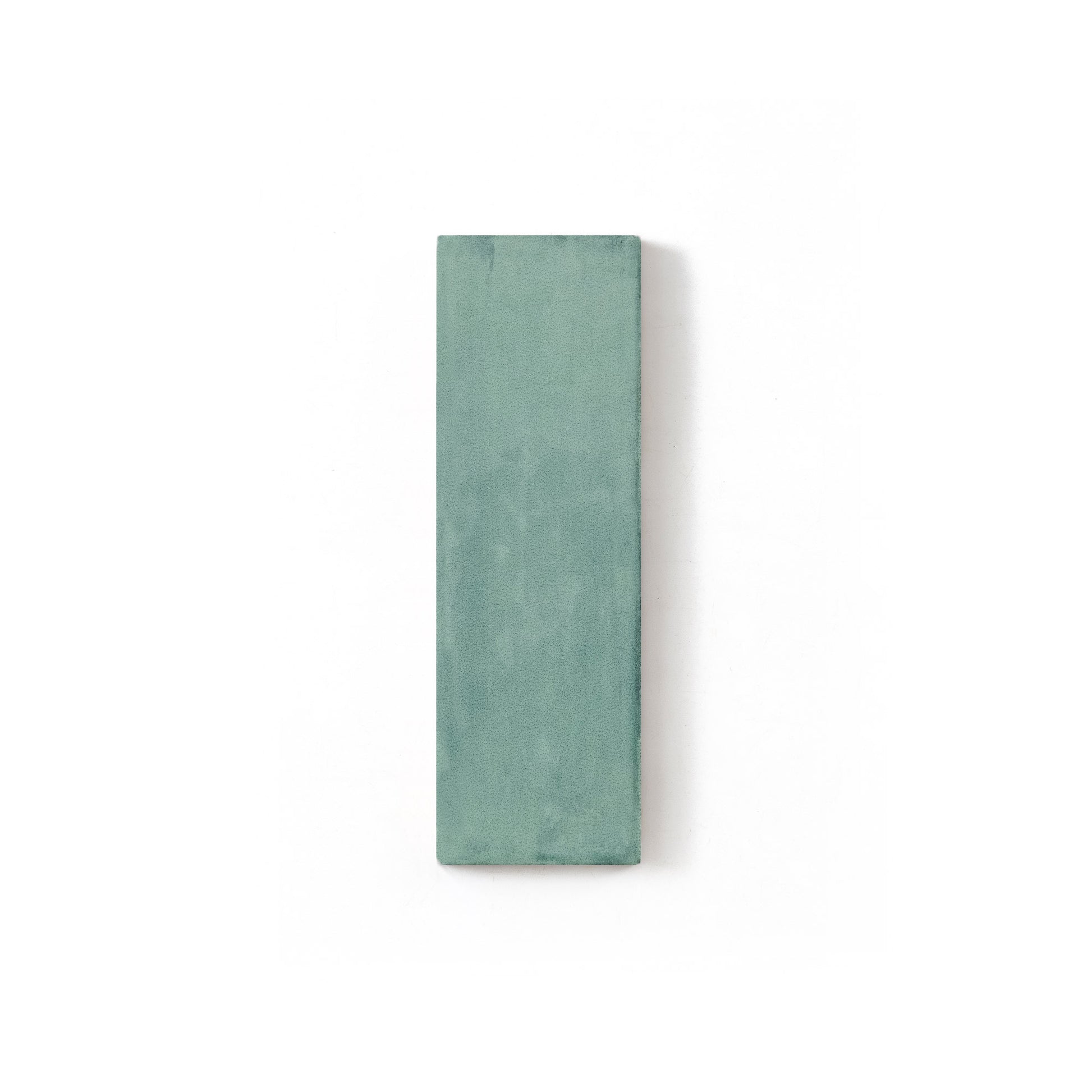 Hand Painted 2x6 Kelp Glazed Body Ceramic