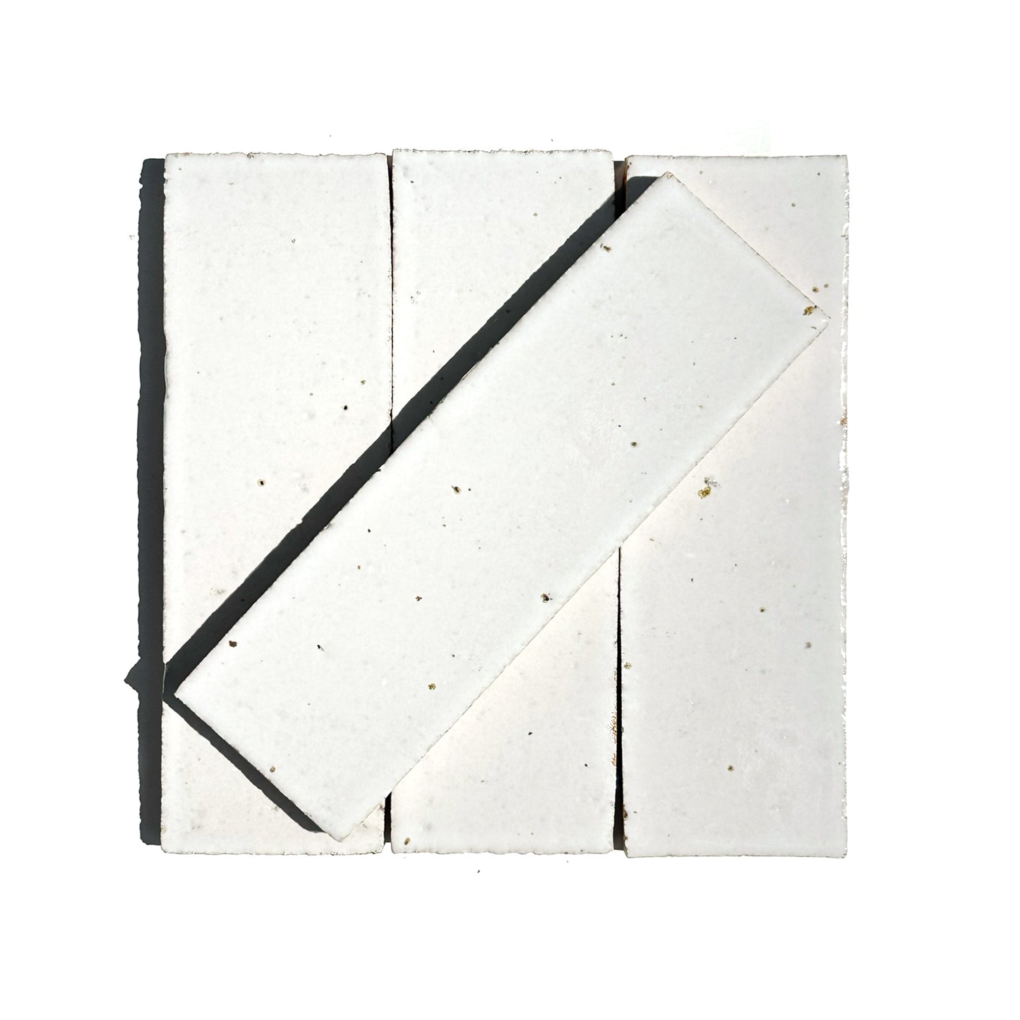 HW Tile 2.5x8 Brick Glazed Chalk group