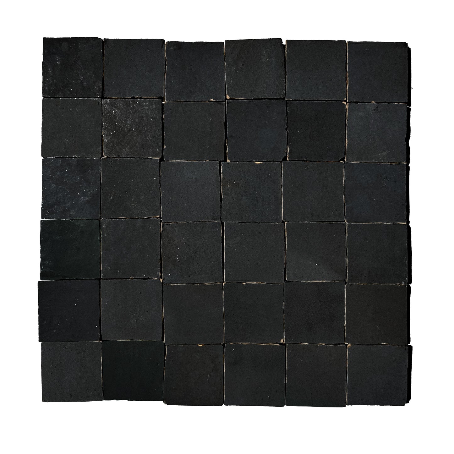 HW Tile 2x2 Zellige Mosaic Black