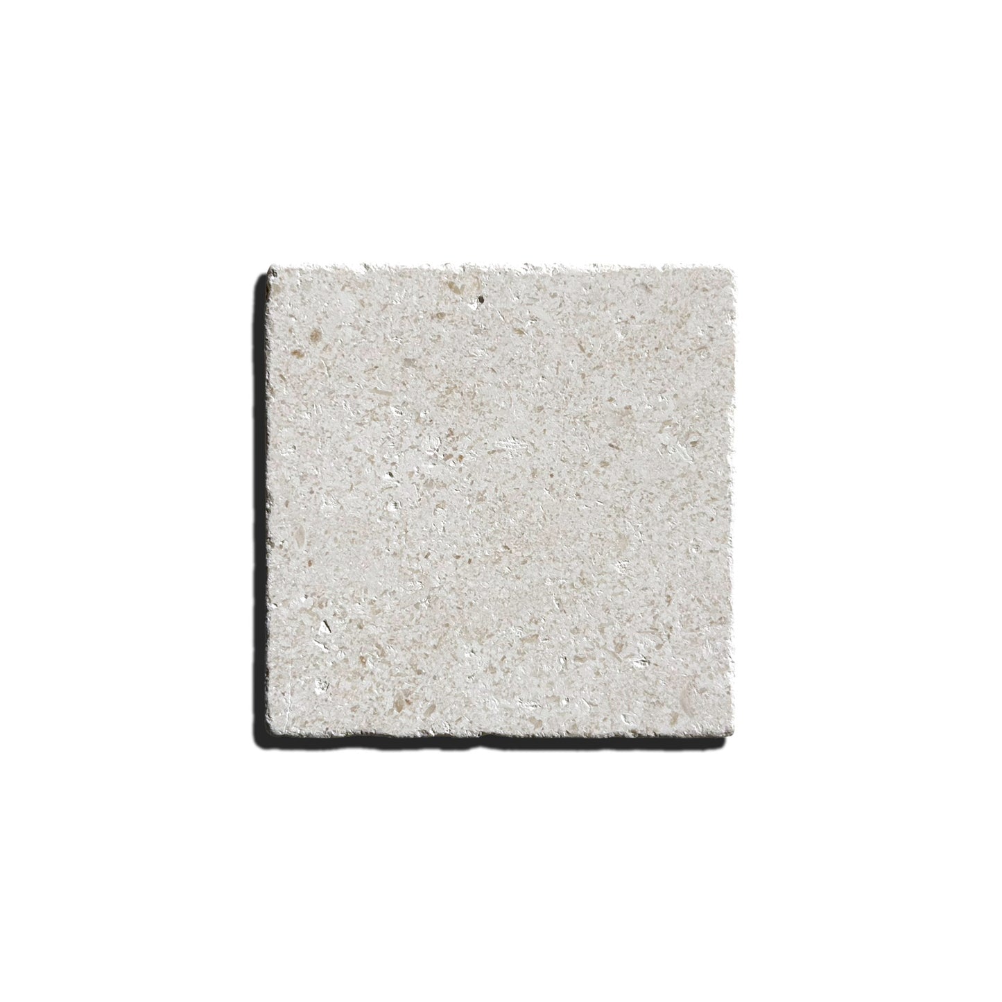 HW Tile 4x4 Checkerboard Corinthian Fossil Limestone