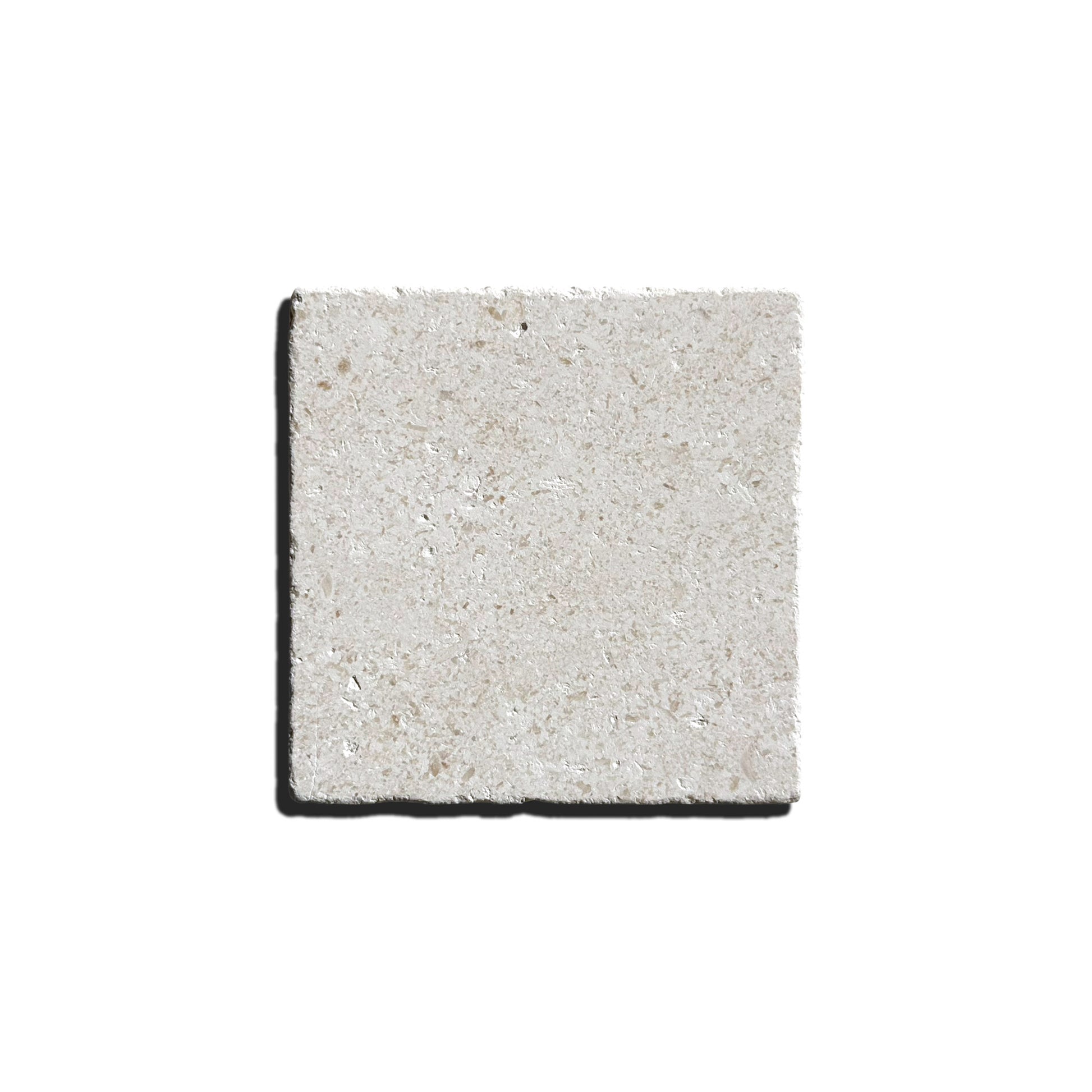 HW Tile 4x4 Checkerboard Corinthian Fossil Limestone