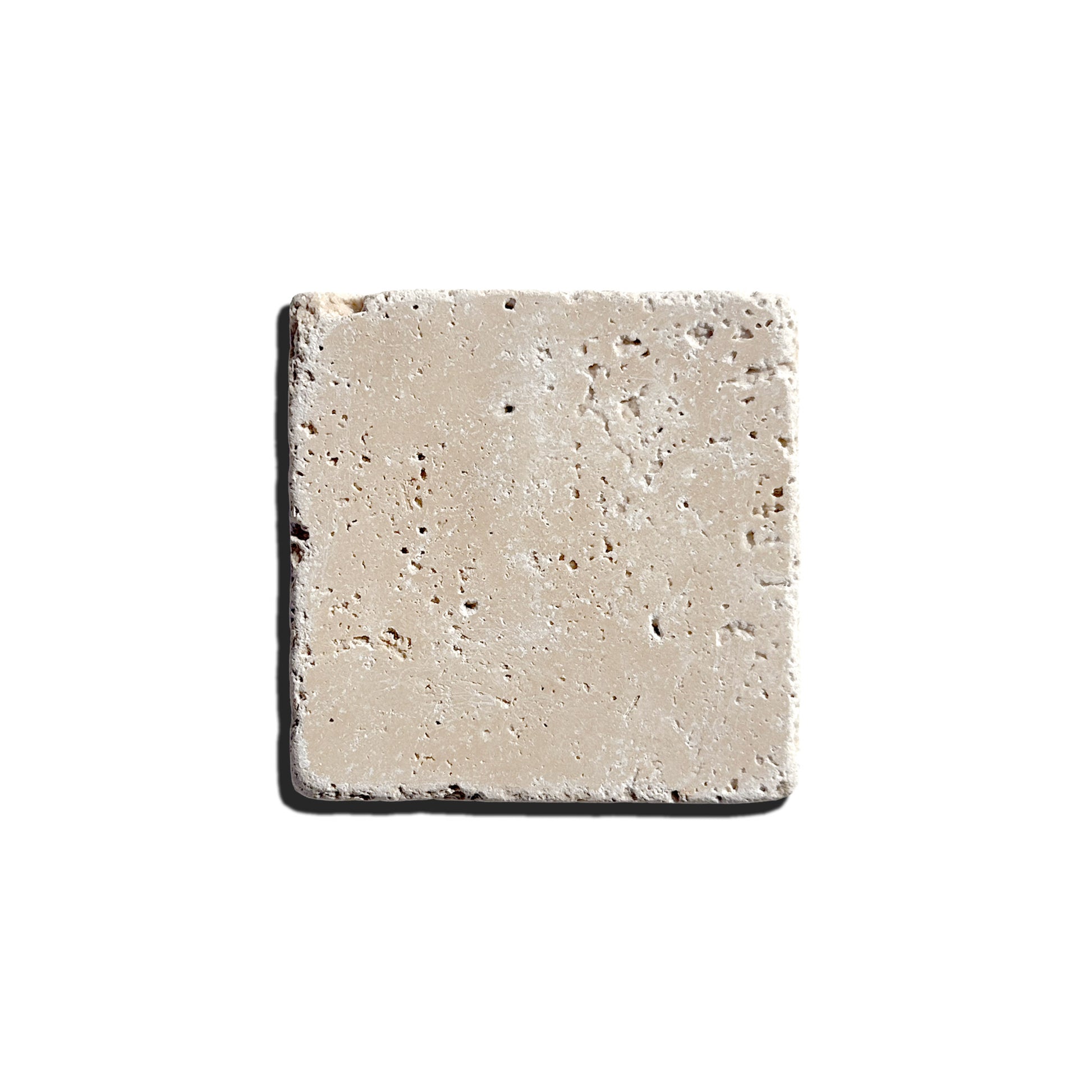 HW Tile 4x4 Checkerboard Ivory Travertine