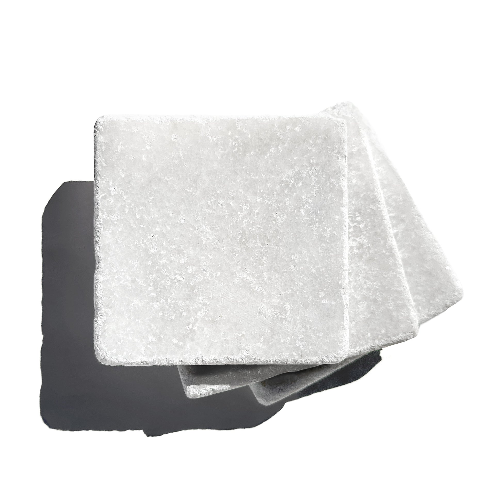 HW Tile 4x4 Checkerboard White Carrara  group