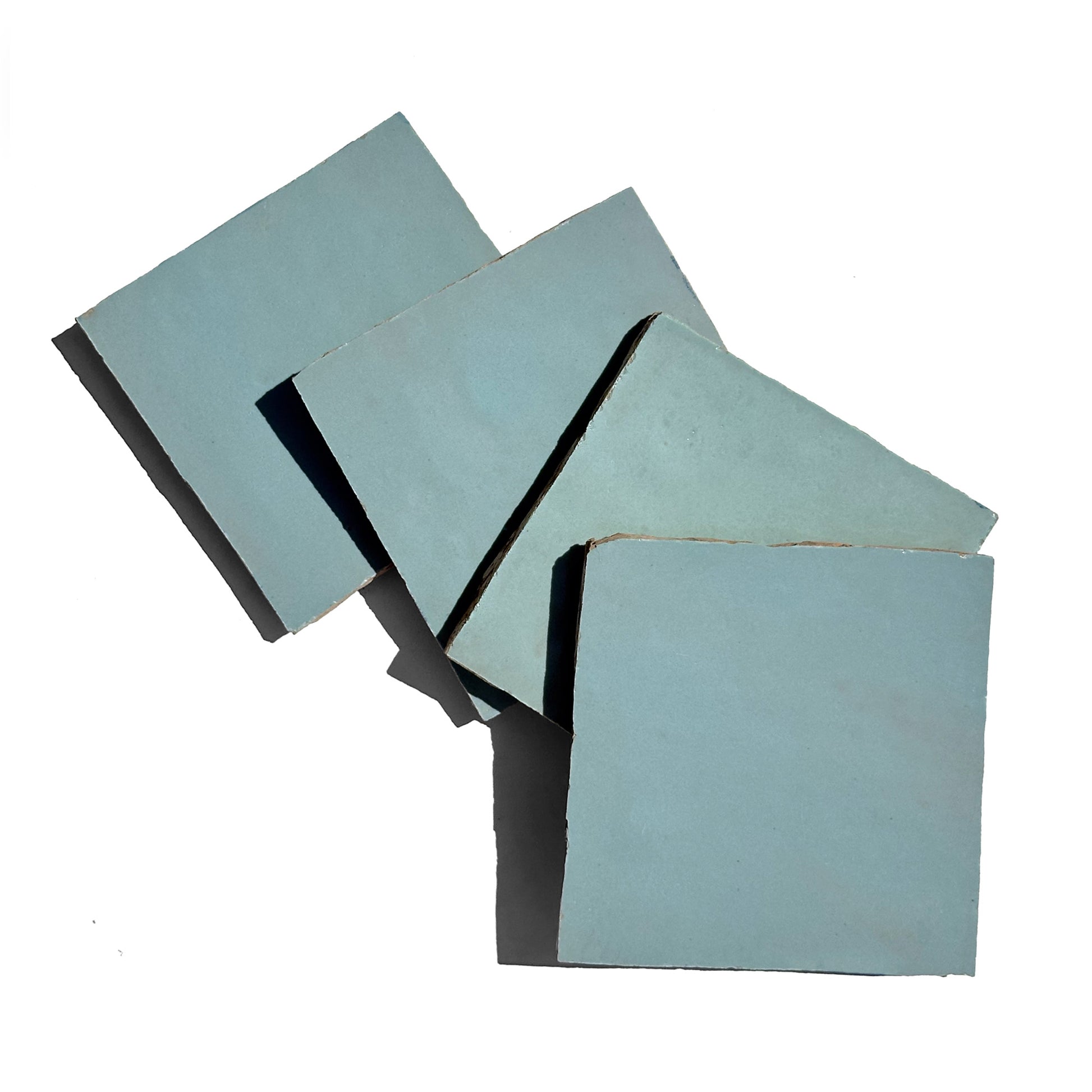 HW Tile 4x4 Zellige Spring Rain Glazed Group
