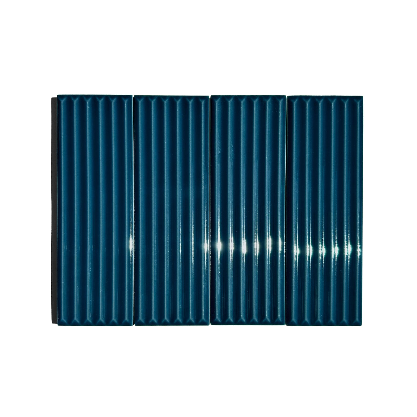HW Tile Color Pop Fluted Blue Glossy group
