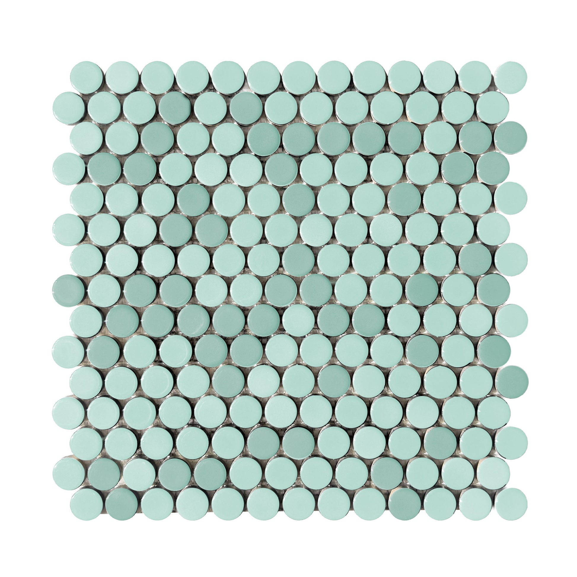 HW Tile Penny Rounds Light Blue