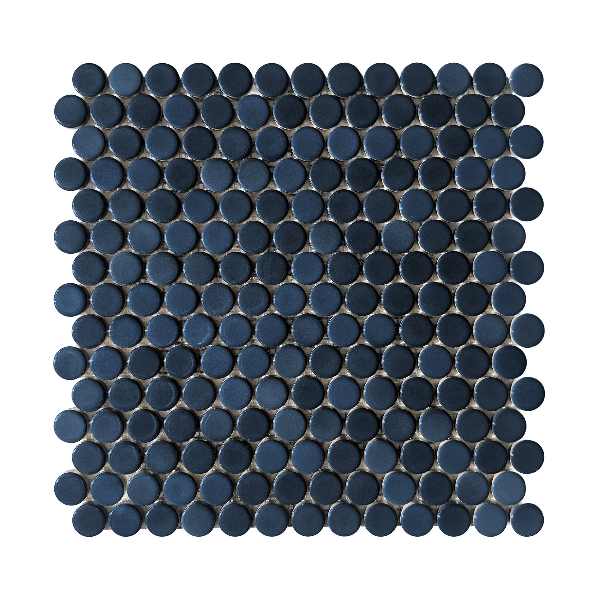 HW Tile Penny Rounds Midnight Blue