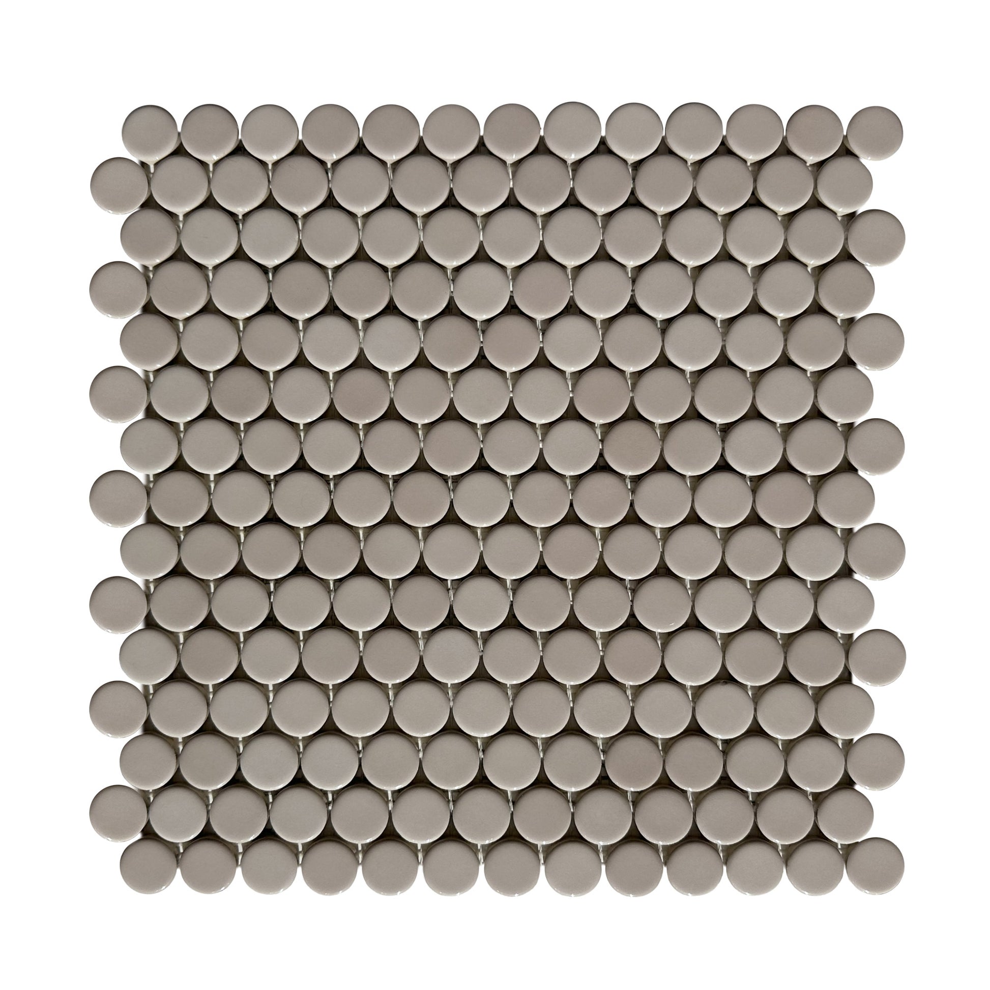HW Tile Penny Rounds Taupe