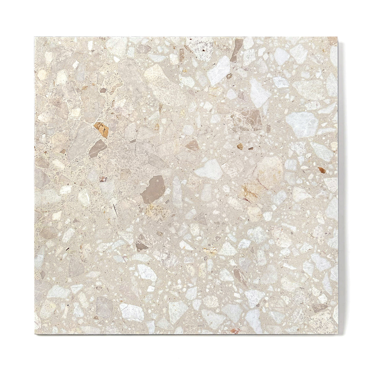 HW Tile Terrazzo Terraforma Crema Sassolino