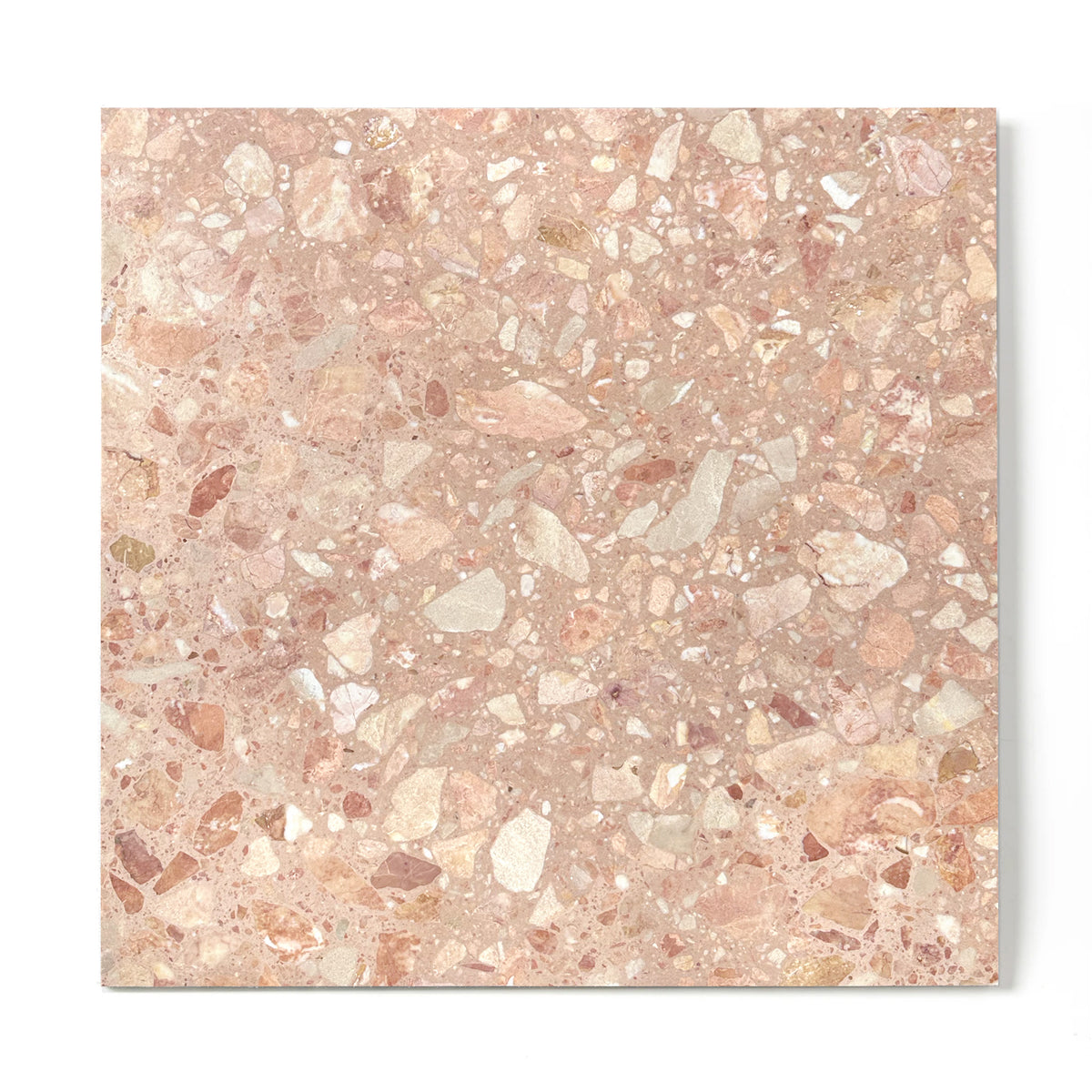 HW Tile Terrazzo Terraforma Pietra Rosato 