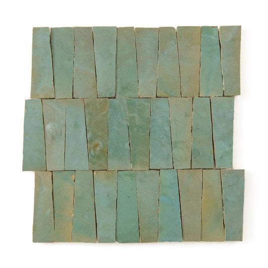 HW Tile Zellige Mosaic Angled Stack