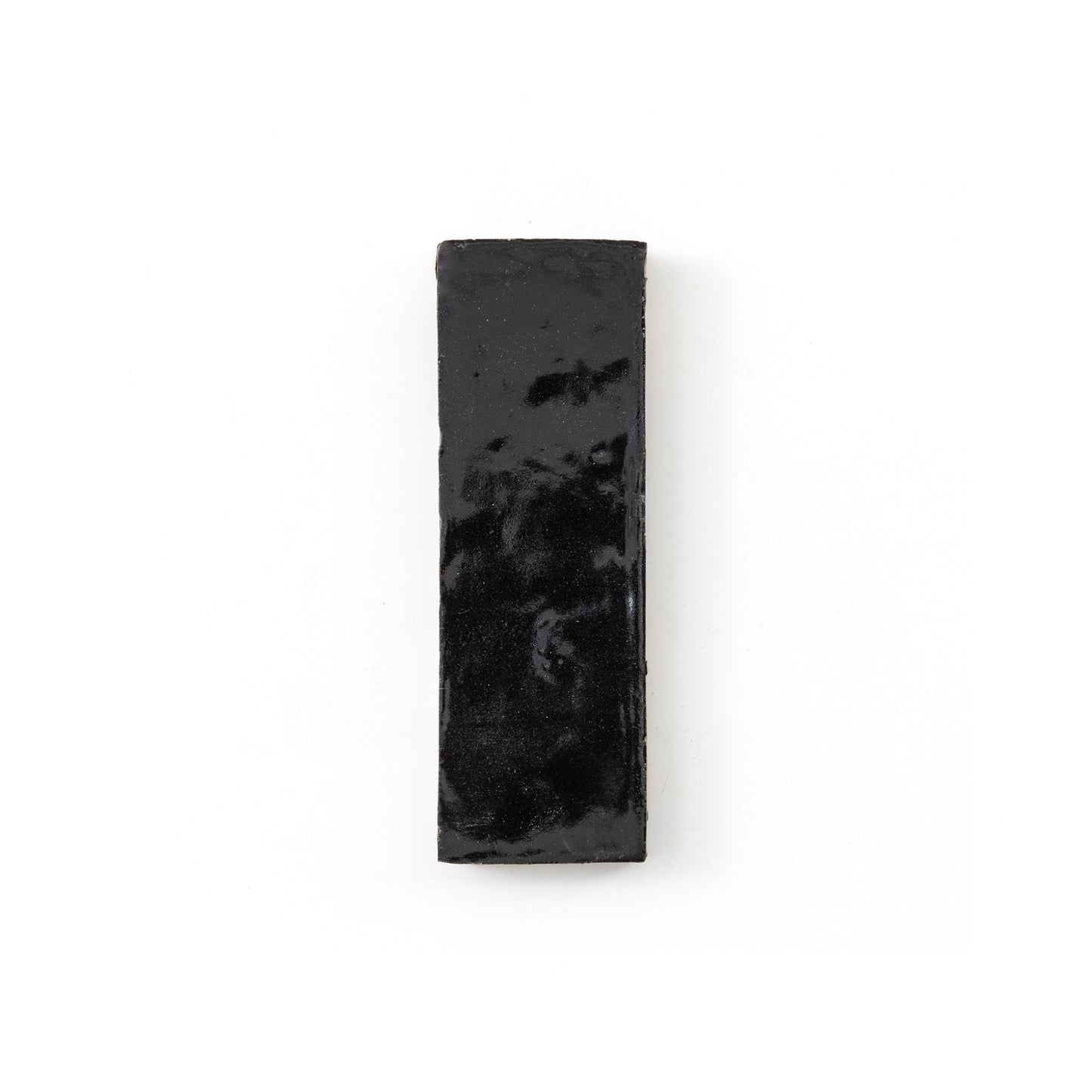 HW Tile Zellige 2x6 Black Glazed Field