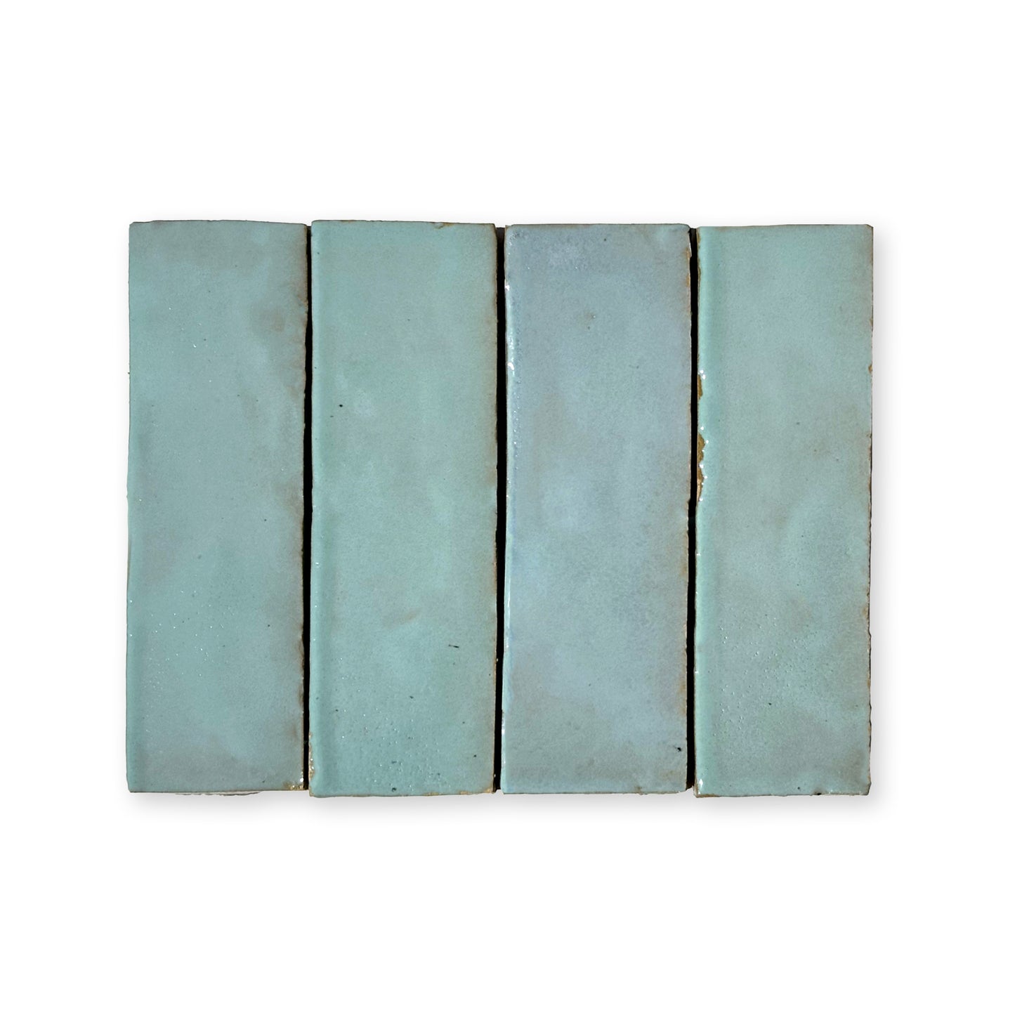 HW Tile 2x6 Spring Rain Glazed Zellige Field Stacked