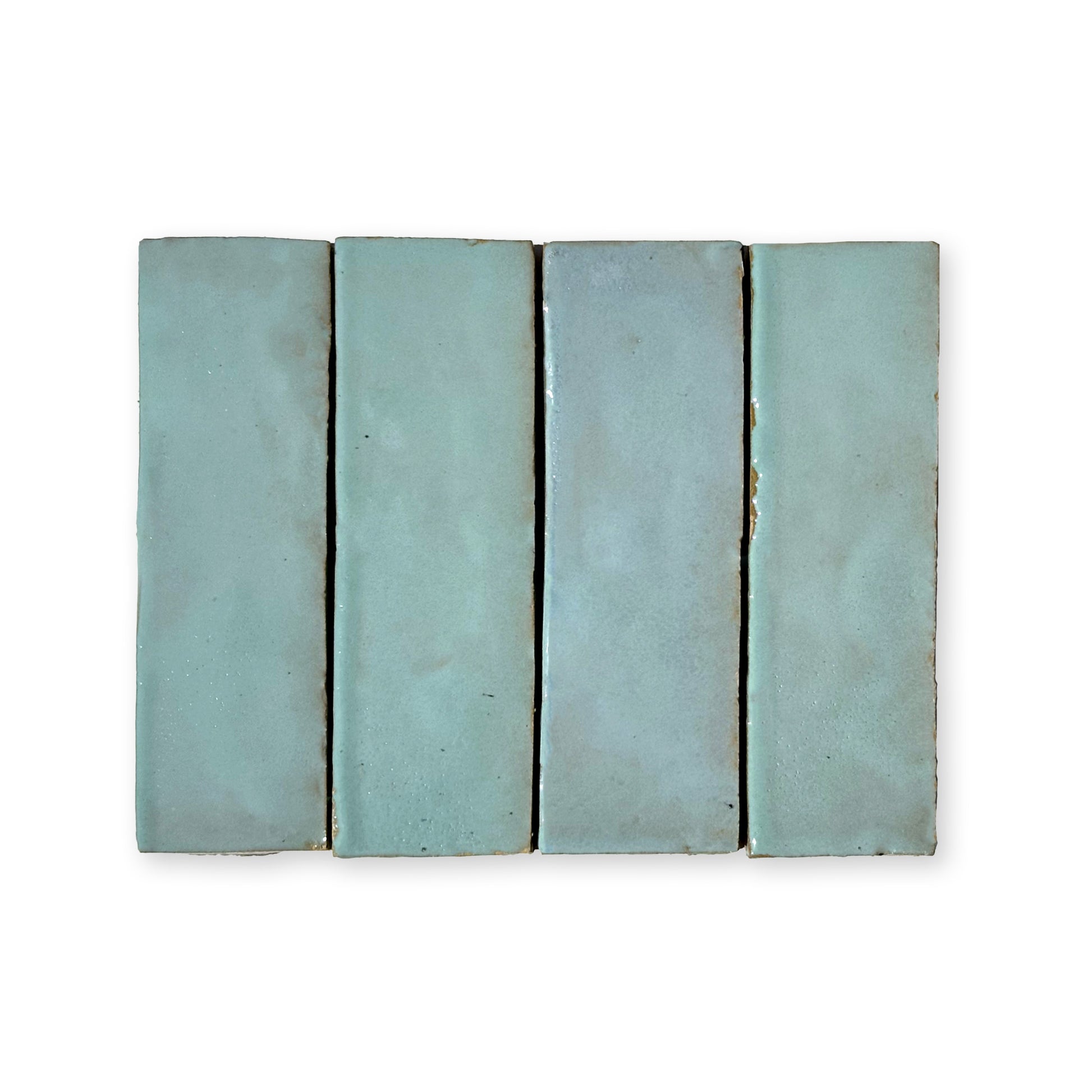 HW Tile 2x6 Spring Rain Glazed Zellige Field Stacked