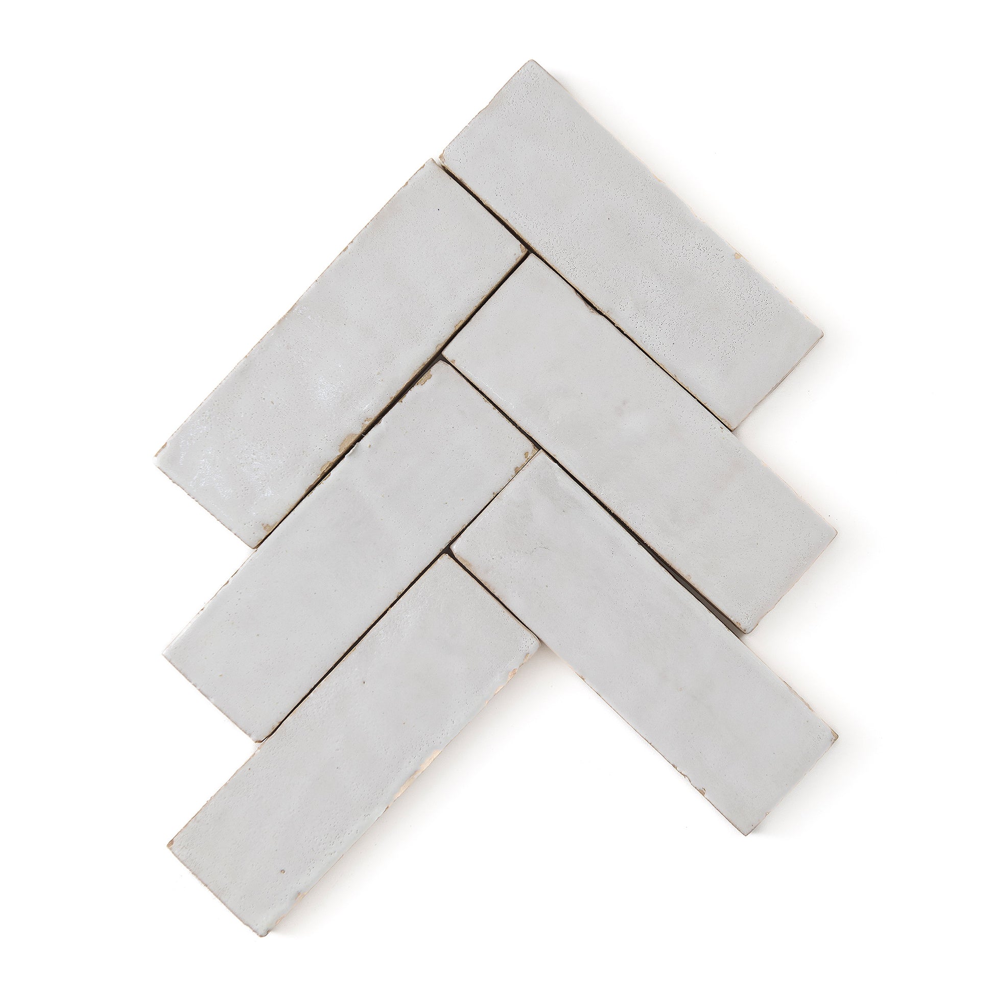 HW Tile Zellige 2x6 Stone Glazed Field Chevron