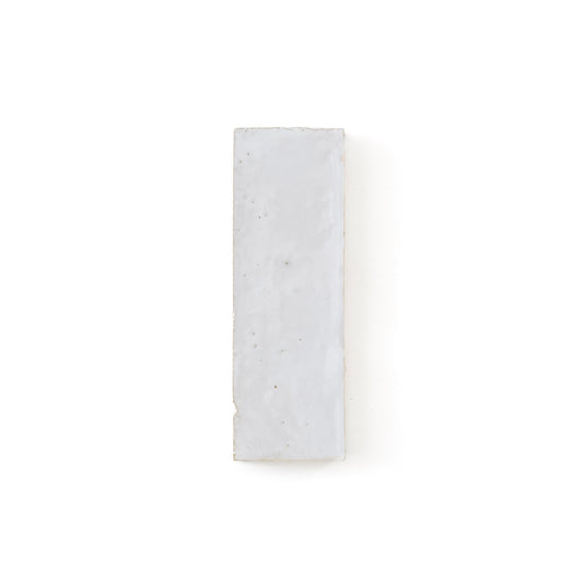 HW Tile Zellige 2x6 White Glazed Field